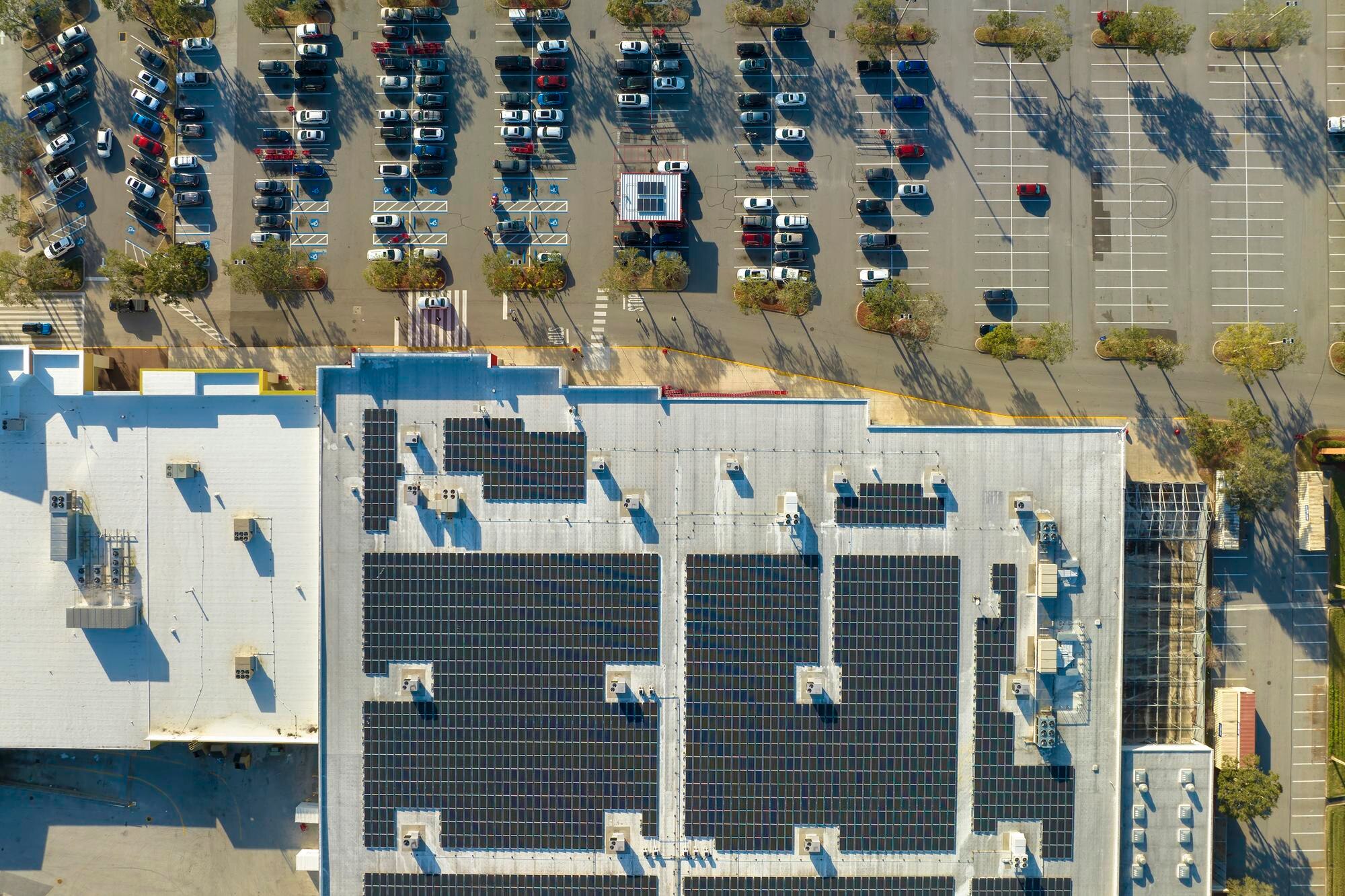 commercial building prepared to lease roof for solar panels
