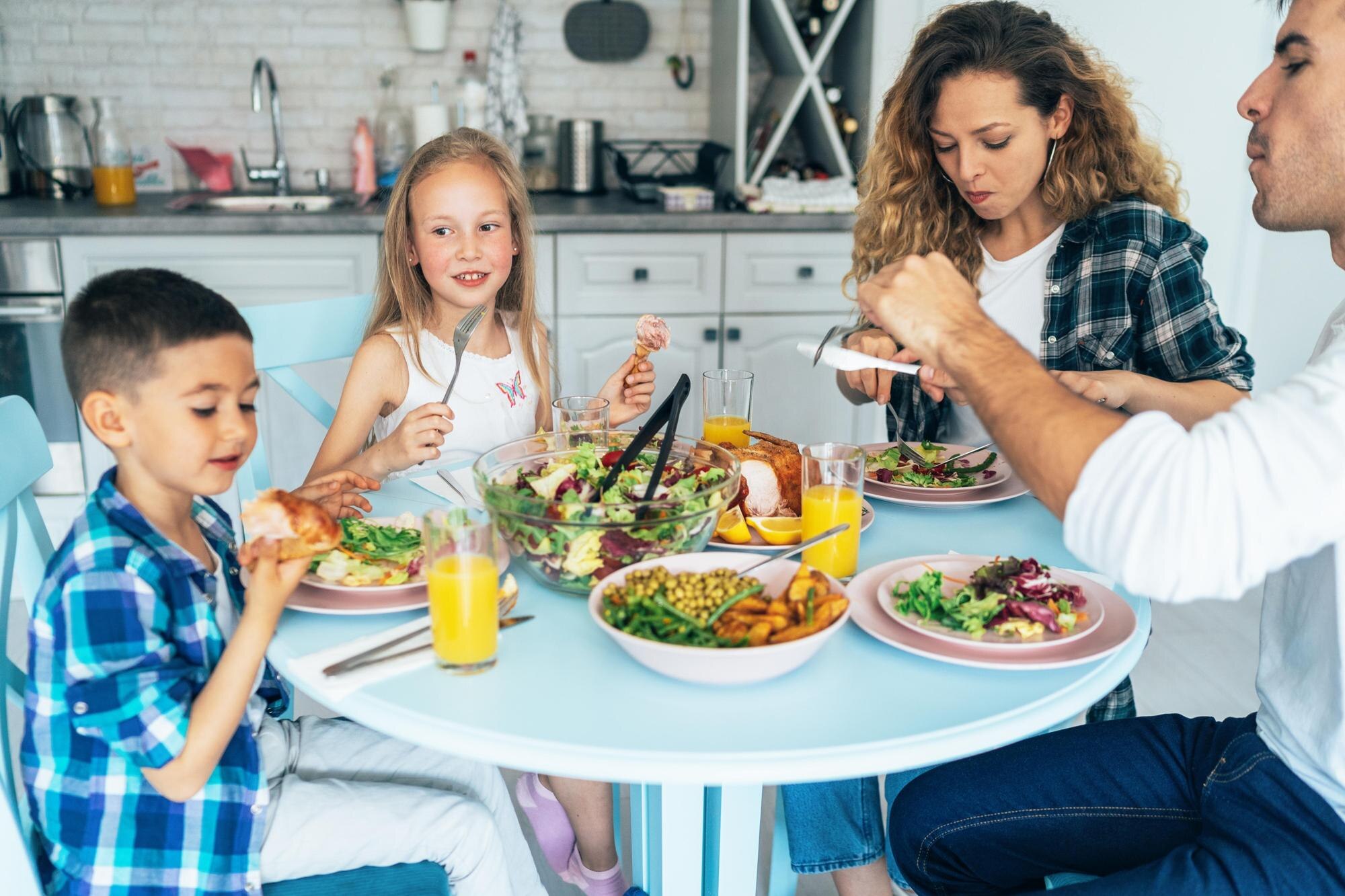 family spending time together at home 59ba0ea68f68800b632c