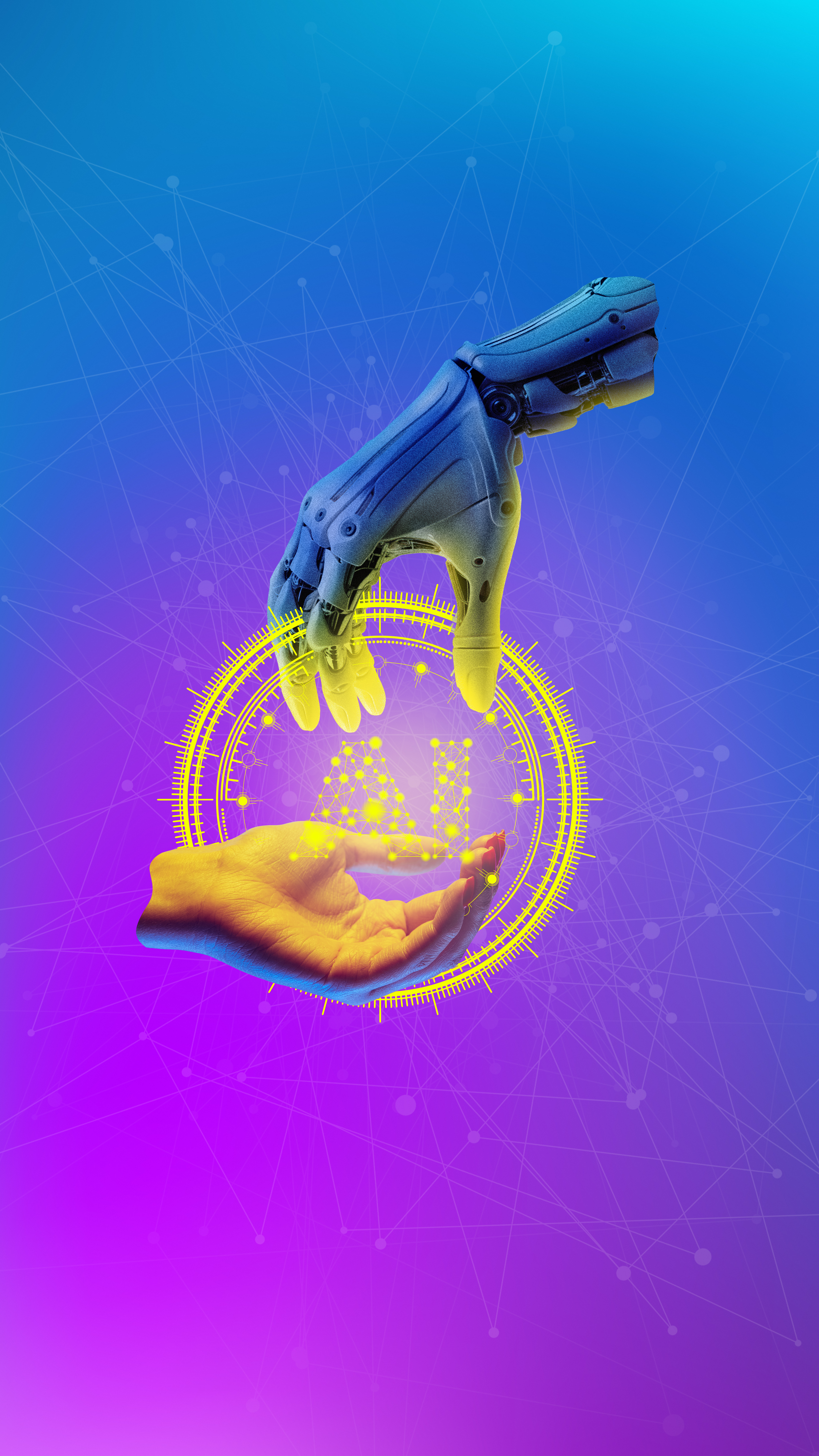 Creating Consistent Content with AI Tools: Elevate Your Brand's Voice 3 Creating Consistent Content with AI Tools: Elevate Your Brand's Voice Creating Consistent Content with AI Tools: Elevate Your Brand's Voice Female Hand Cooperating With 3D Model Of Robotic H 5469A7732Dde77412709