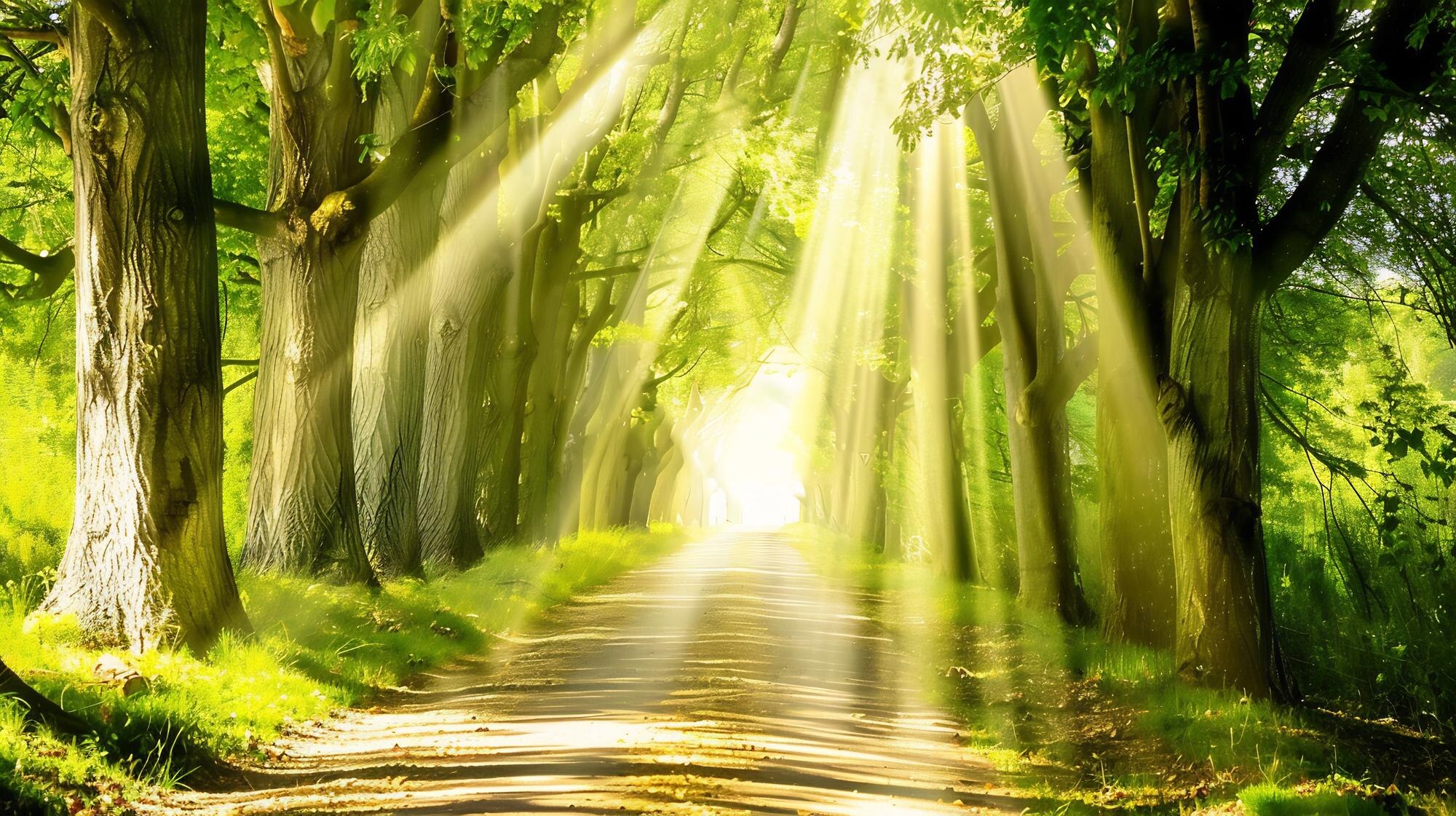 Authenticity In Self-Help: The Game-Changer We'Ve All Been Waiting For 4 Forest Path Lined With Trees Sunlight Filtering Th 35A1C374A632Ada012D8
