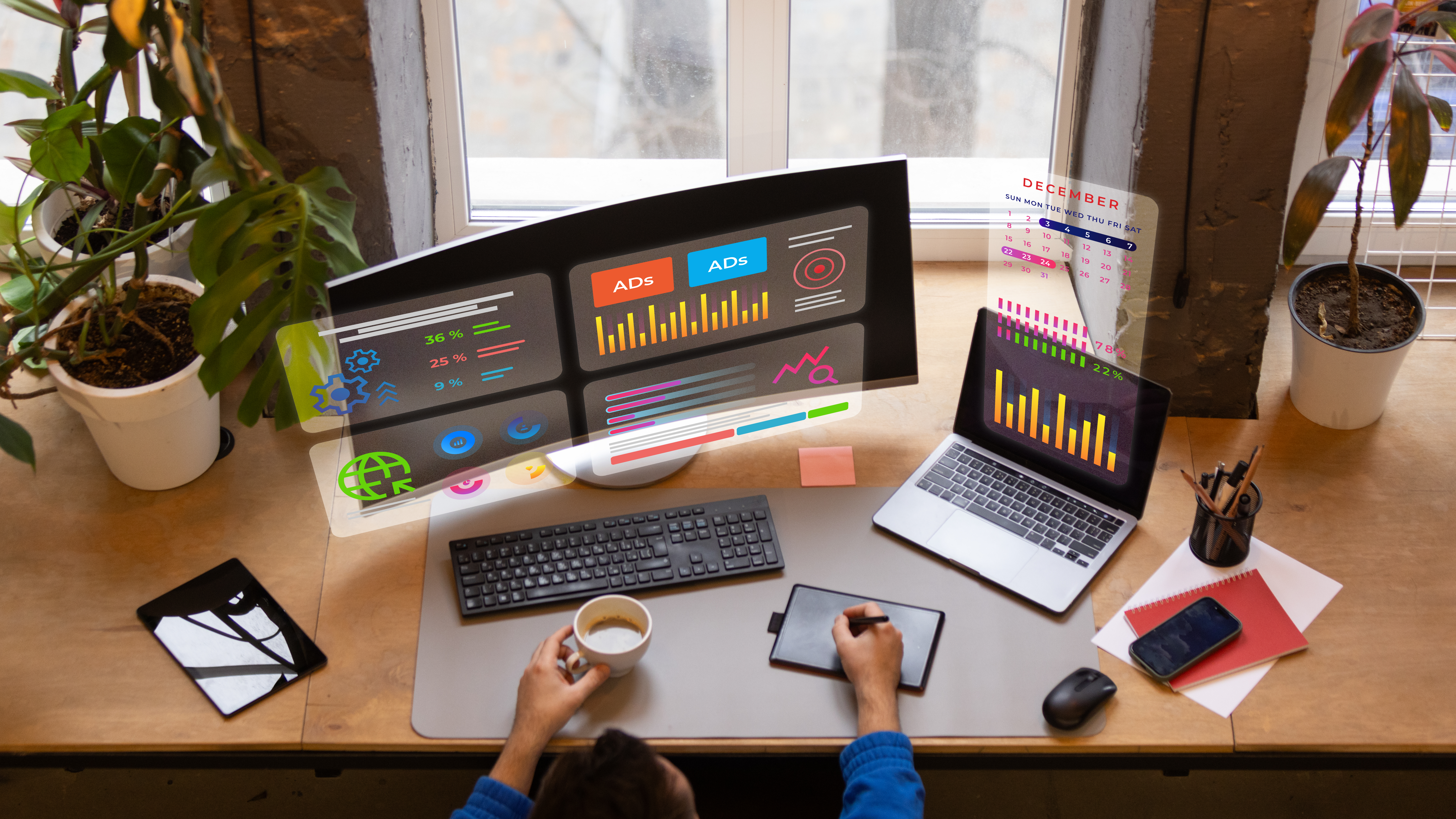 Unlocking the Power of Data to Optimize Marketing for Your Health Practice 2 - MedWell Digital Marketing Agency futuristic workspace with analytics dashboards and 9baf04381a3abd82b6d4 - MedWell Digital Marketing Agency