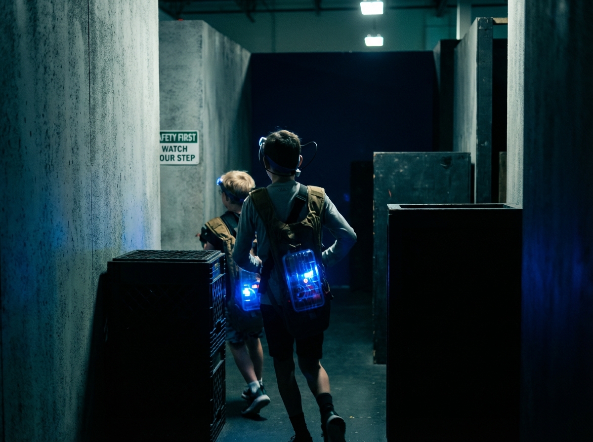 laser tag search & destroy game mode