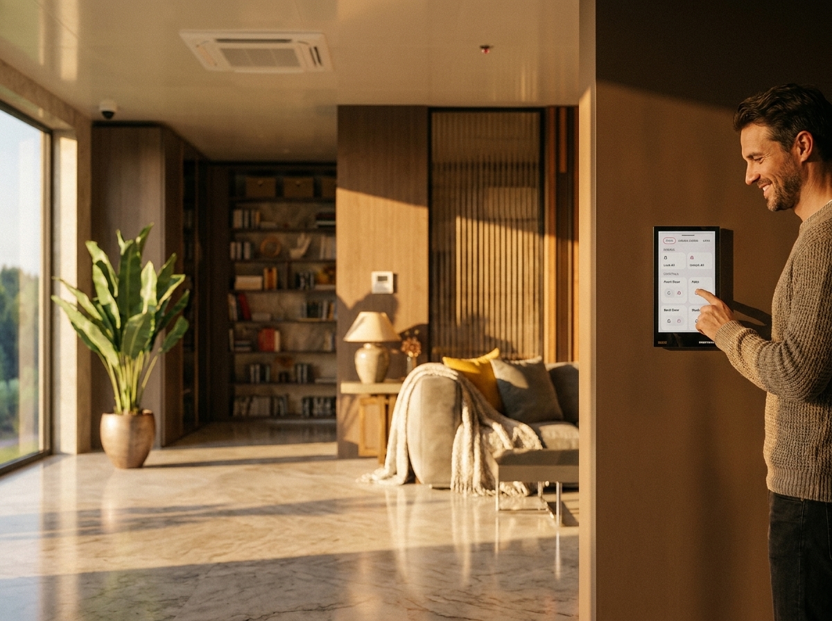 luxury smart home automation in dubai villa lighting control