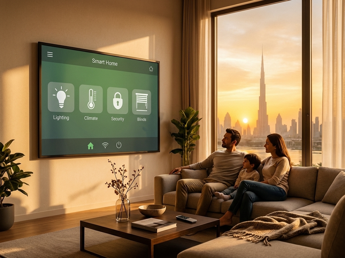 luxury smart home automation in dubai villa lighting control