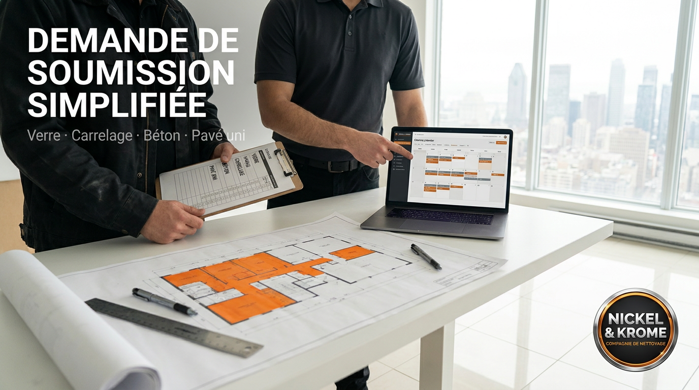 Une demande de soumission plus claire pour vos projets de nettoyage à volets multiples