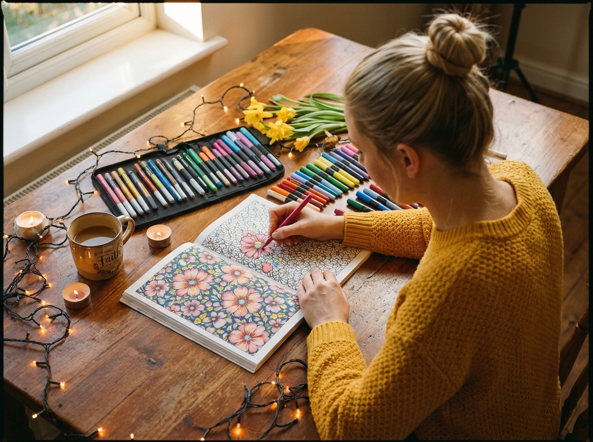 LizLuv's faith-inspired coloring book collection