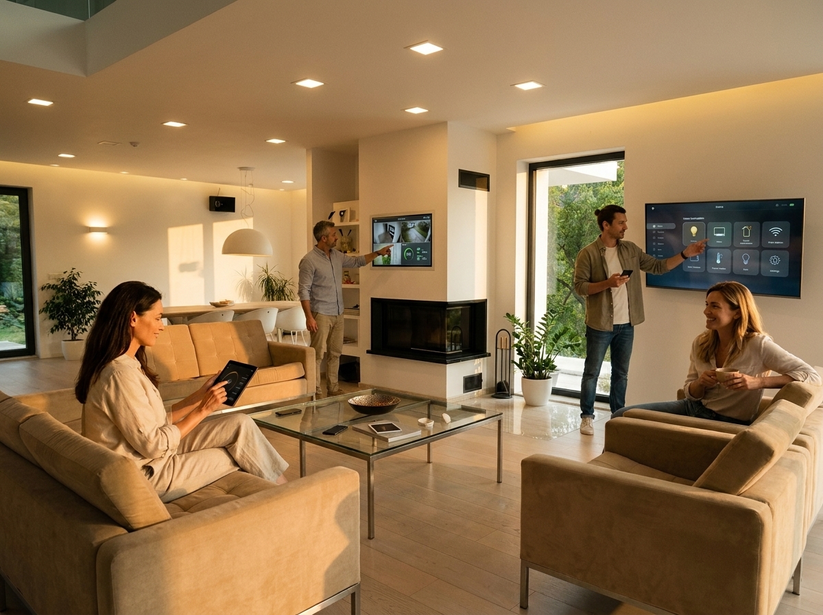 luxury smart home automation in dubai villa lighting control
