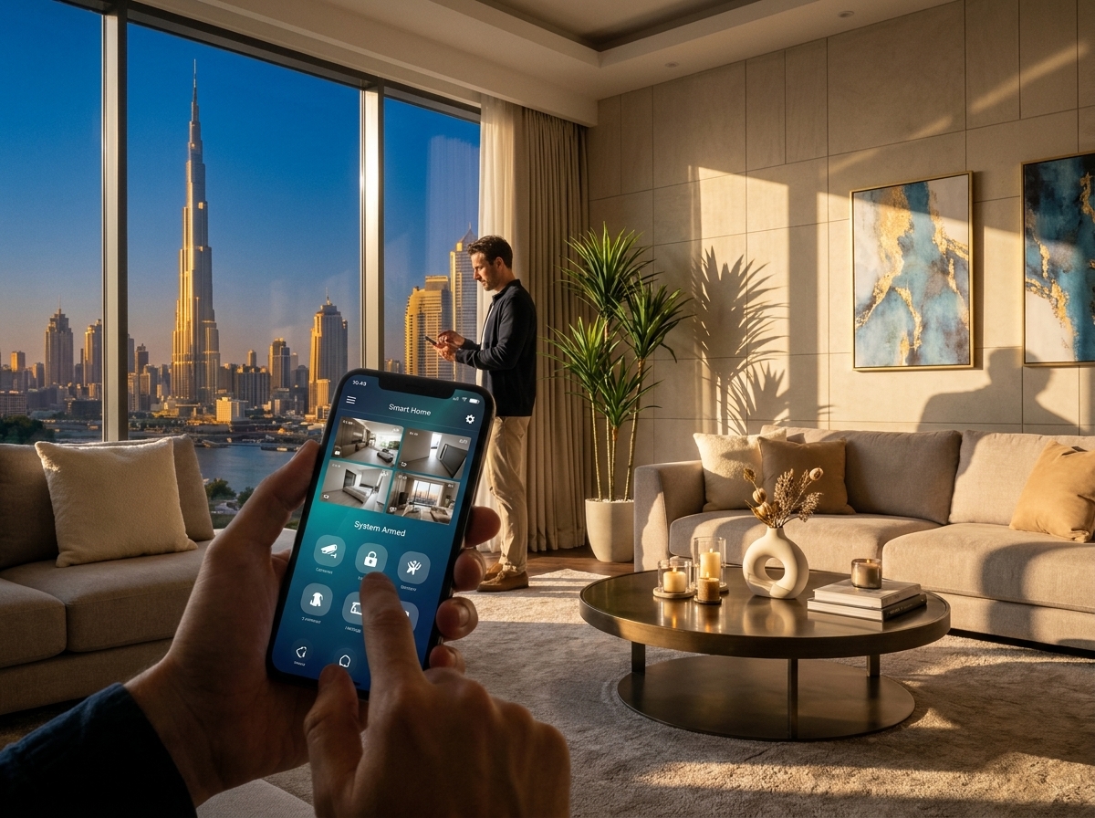 luxury smart home automation in dubai villa lighting control