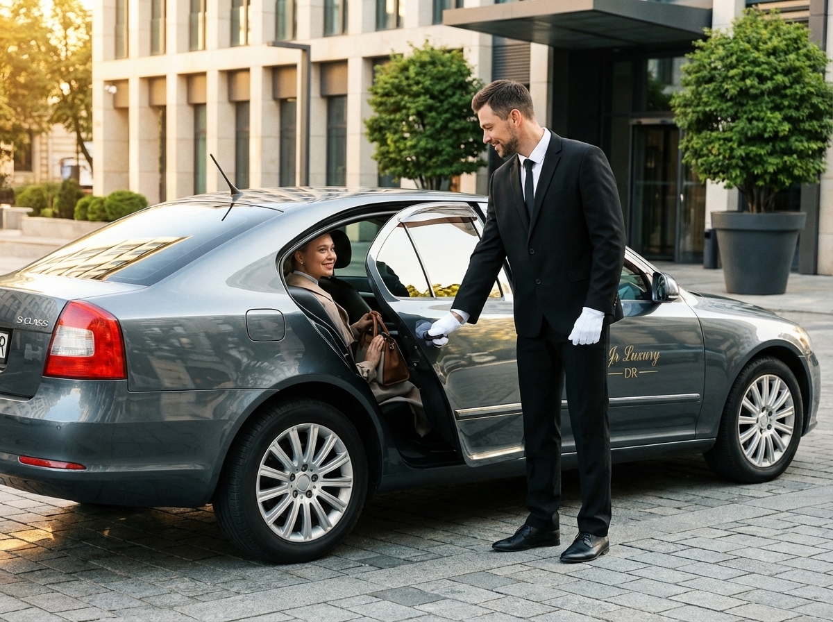 gemini generated 53e7de2b3539b5f916d5 Safe. On Time. Effortless. The Jr Luxury DR Chauffeur Advantage