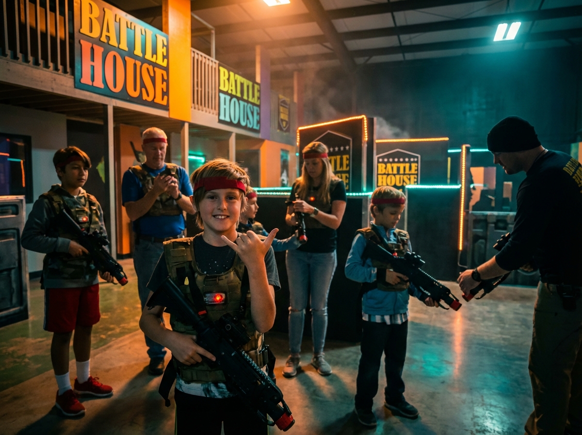 kids love laser tag