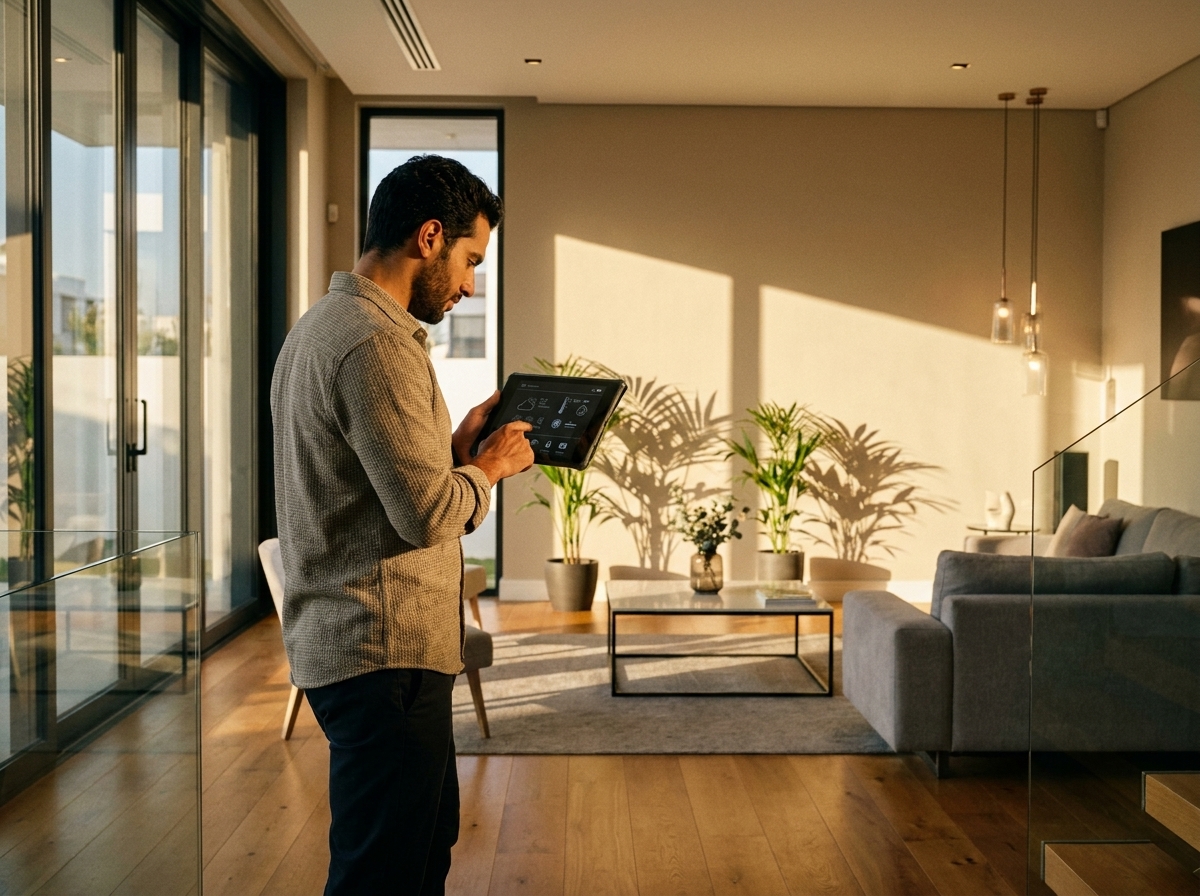 luxury smart home automation in dubai villa lighting control