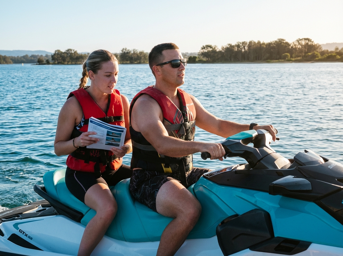 Jet Ski Education 101: Safe, Thrilling Rides on Lake Illawarra (No License Needed on Our Tours!) 3 gemini generated 6006a4618dcaa1fa0a7d