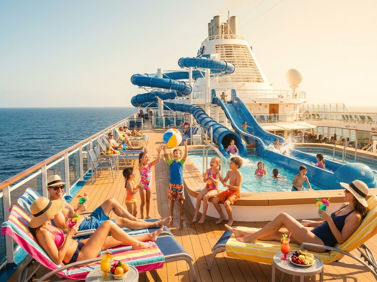 Family cruise planning guide for Norwegian Cruise Line families with kids and flexible dining
