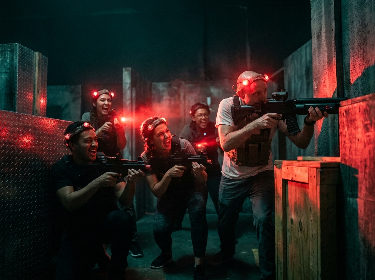 laser tag bachelor party