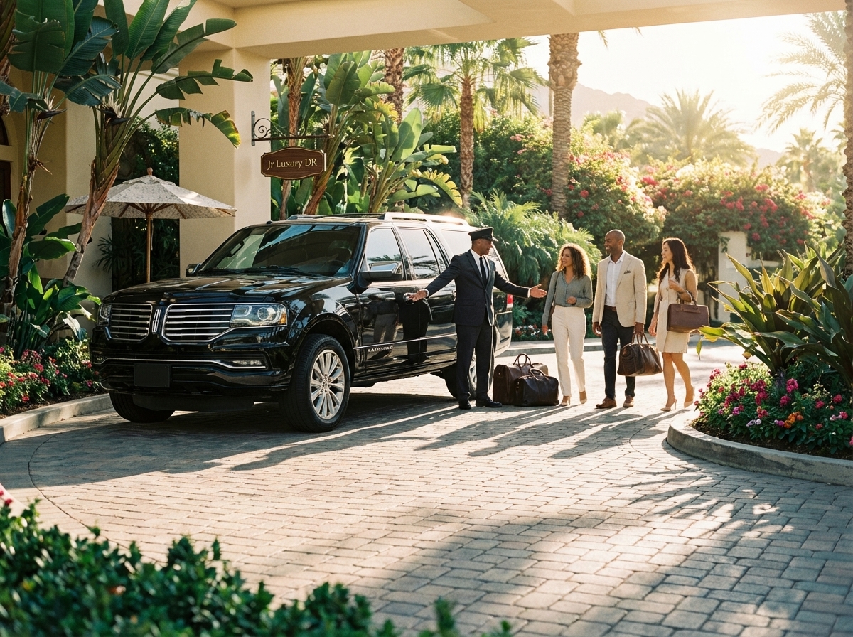 gemini generated 8a8c49d385d590b31747 Safe. On Time. Effortless. The Jr Luxury DR Chauffeur Advantage