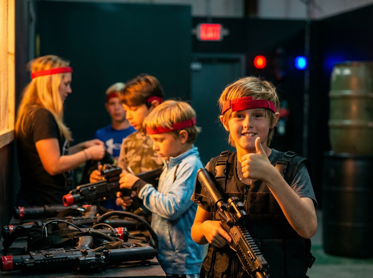 laser tag fun for the whole family