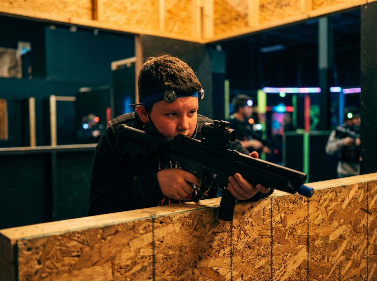 kids love laser tag