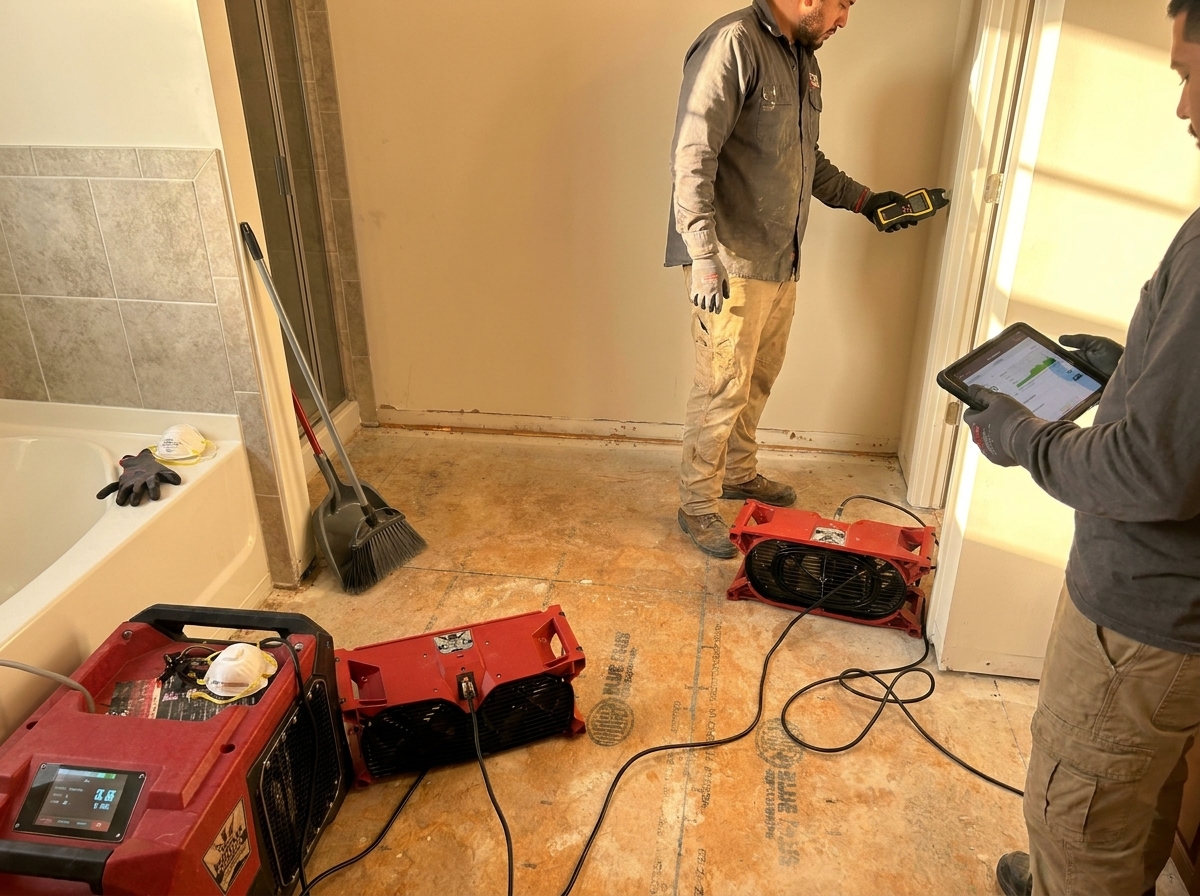 How to Tell if Water Damage Has Spread Behind Walls and Under Floors (Atlanta Guide) 4 How to Tell if Water Damage Has Spread Behind Walls and Under Floors (Atlanta Guide)