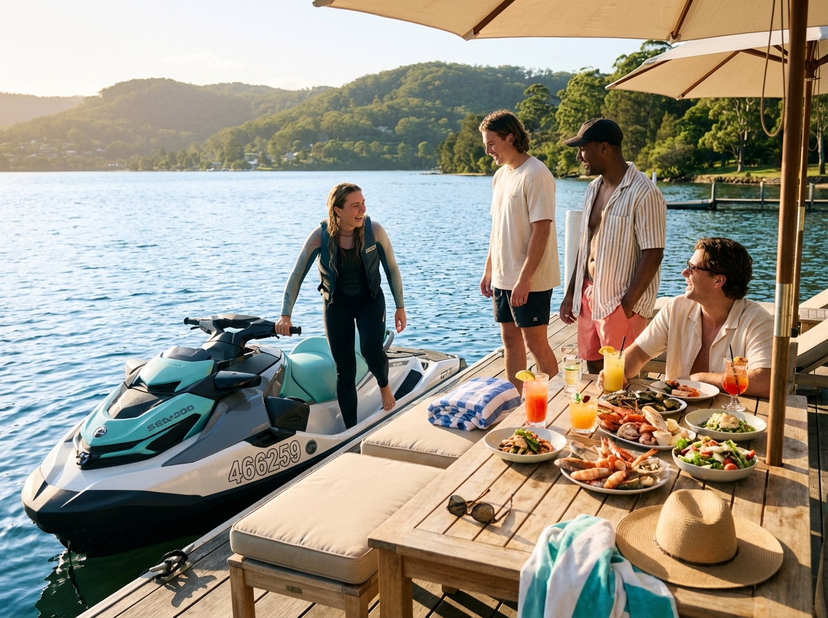 How to Enjoy Jet Ski Tours on Lake Illawarra Without a License + Waterside Dining at the New Illawarra Yacht Club 2 gemini generated 9e60027e2afb15882e8b