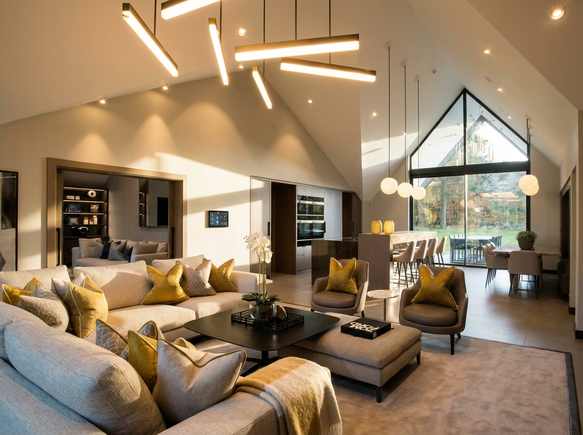 luxury smart home automation in dubai villa lighting control