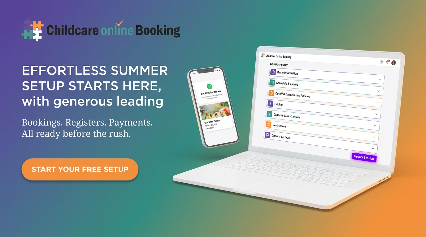 Epic read: Effortless summer setup starts here with Childcare Online Booking 2 Childcare software gemini generated b5541fc0986f82fd50eb