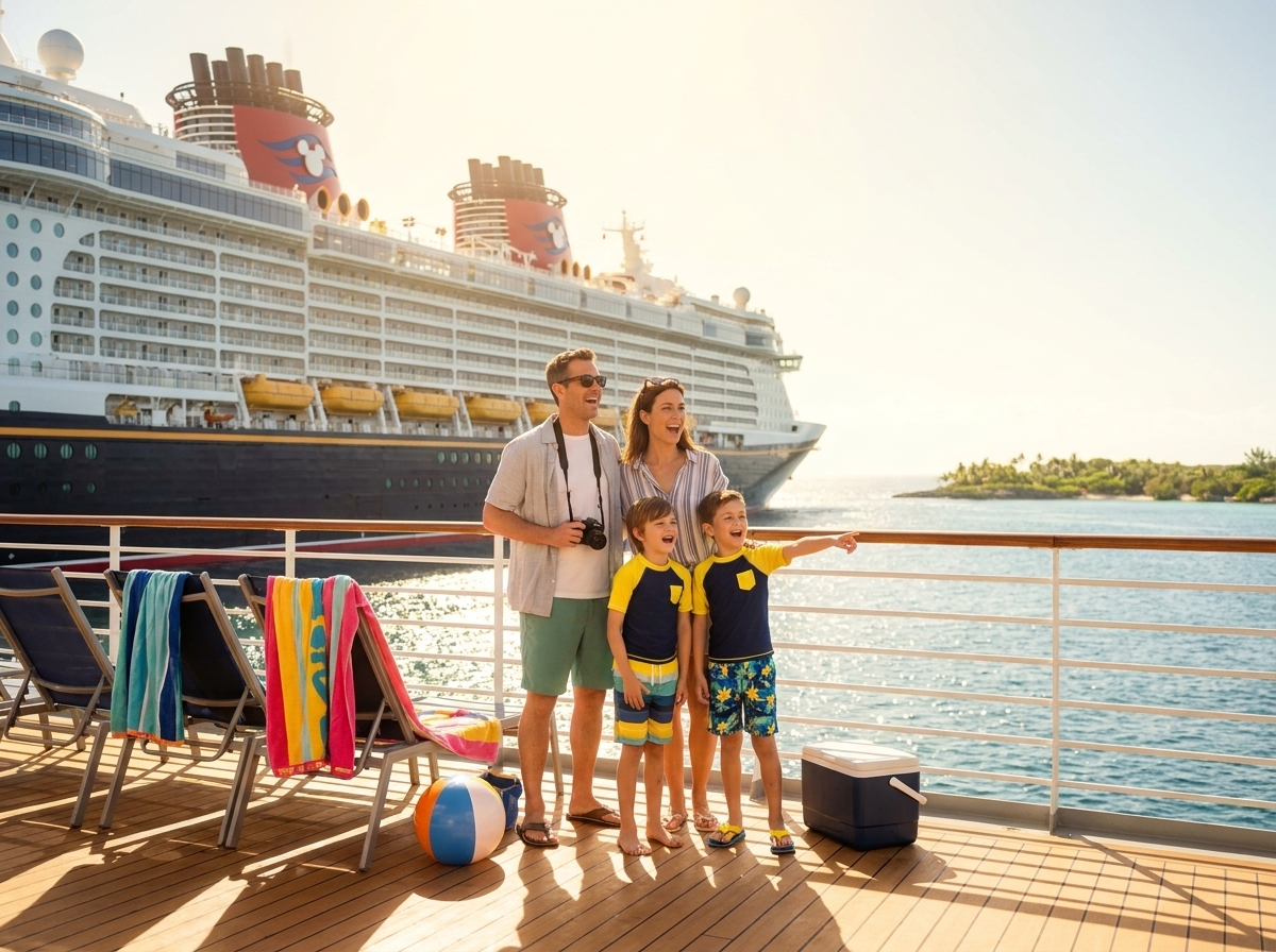 Stress-Free Disney Cruise Planning Travel planning for a stress-free Disney Cruise family vacation with itinerary and booking details