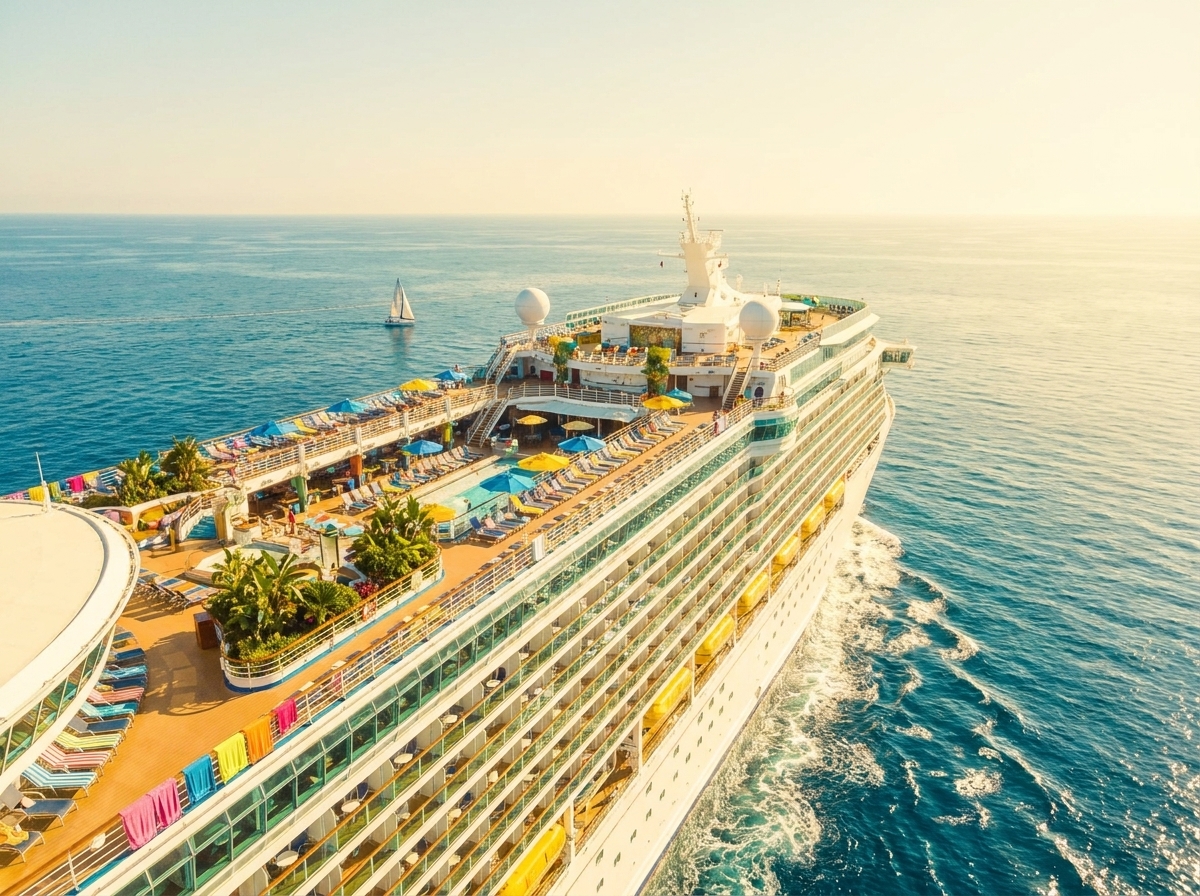Cruise vacation planning with ocean views, ship activities, and family-friendly travel details