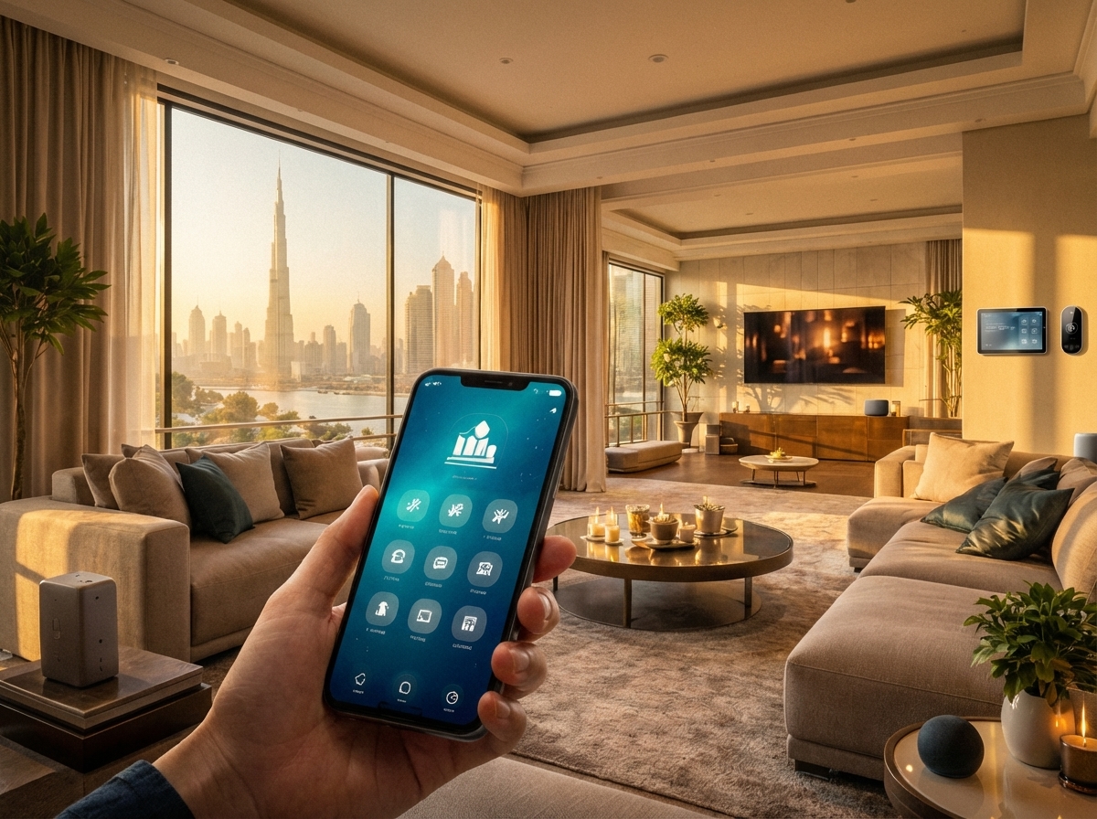 luxury smart home automation in dubai villa lighting control