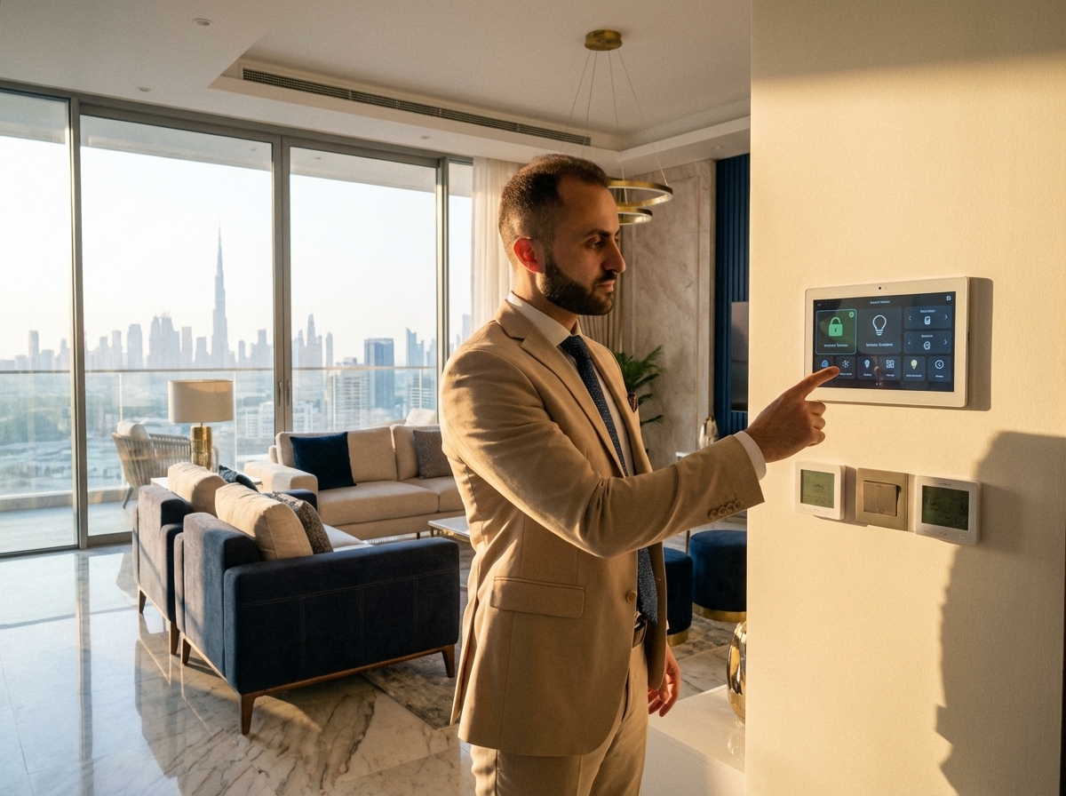 luxury smart home automation in dubai villa lighting control