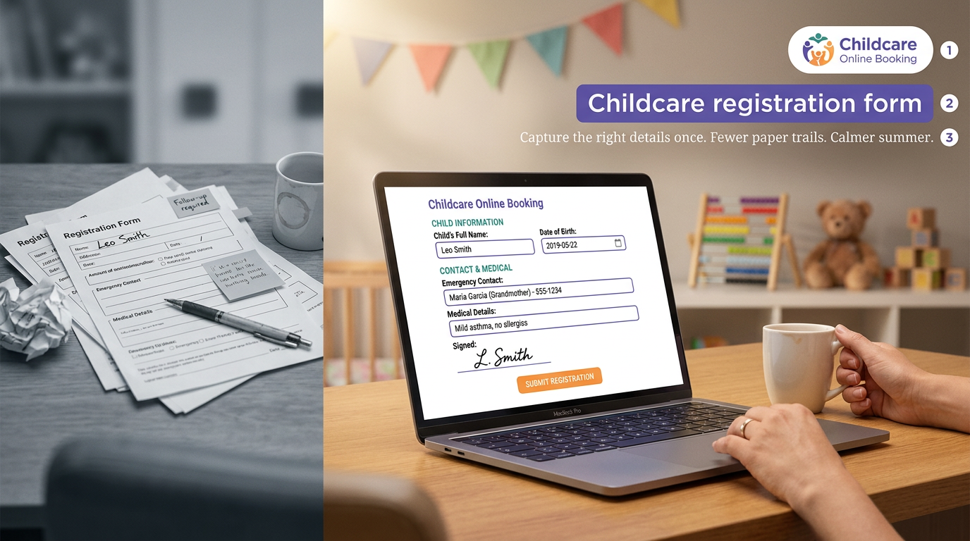 The Summer‑Ready Childcare Registration Form: Capture Once, Run Smoothly 1 Childcare software gemini generated dc3a4b48f8cd3fed52de