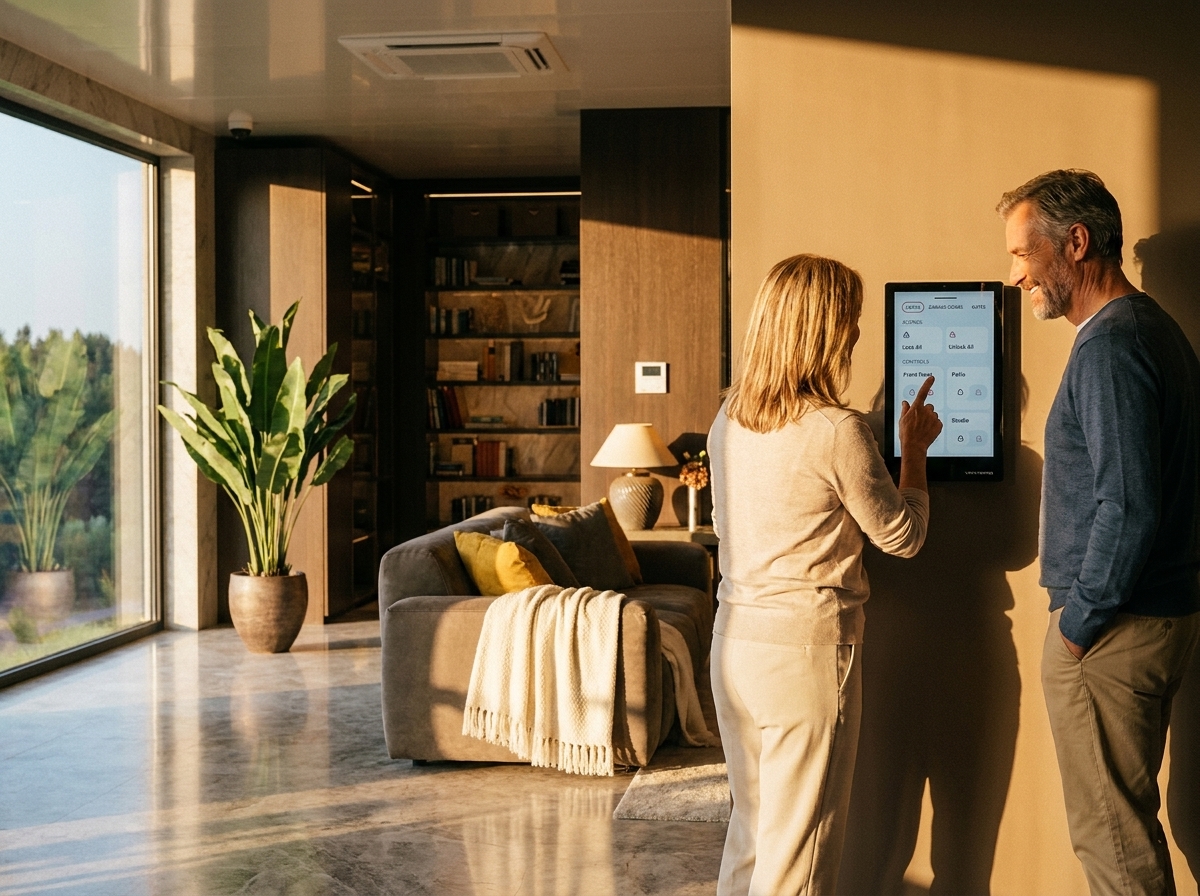 luxury smart home automation in dubai villa lighting control