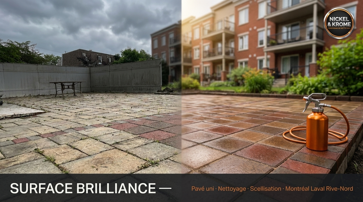 Éclat des surfaces : la rénovation de pavé uni qui redonne de l'éclat aux aires communes
