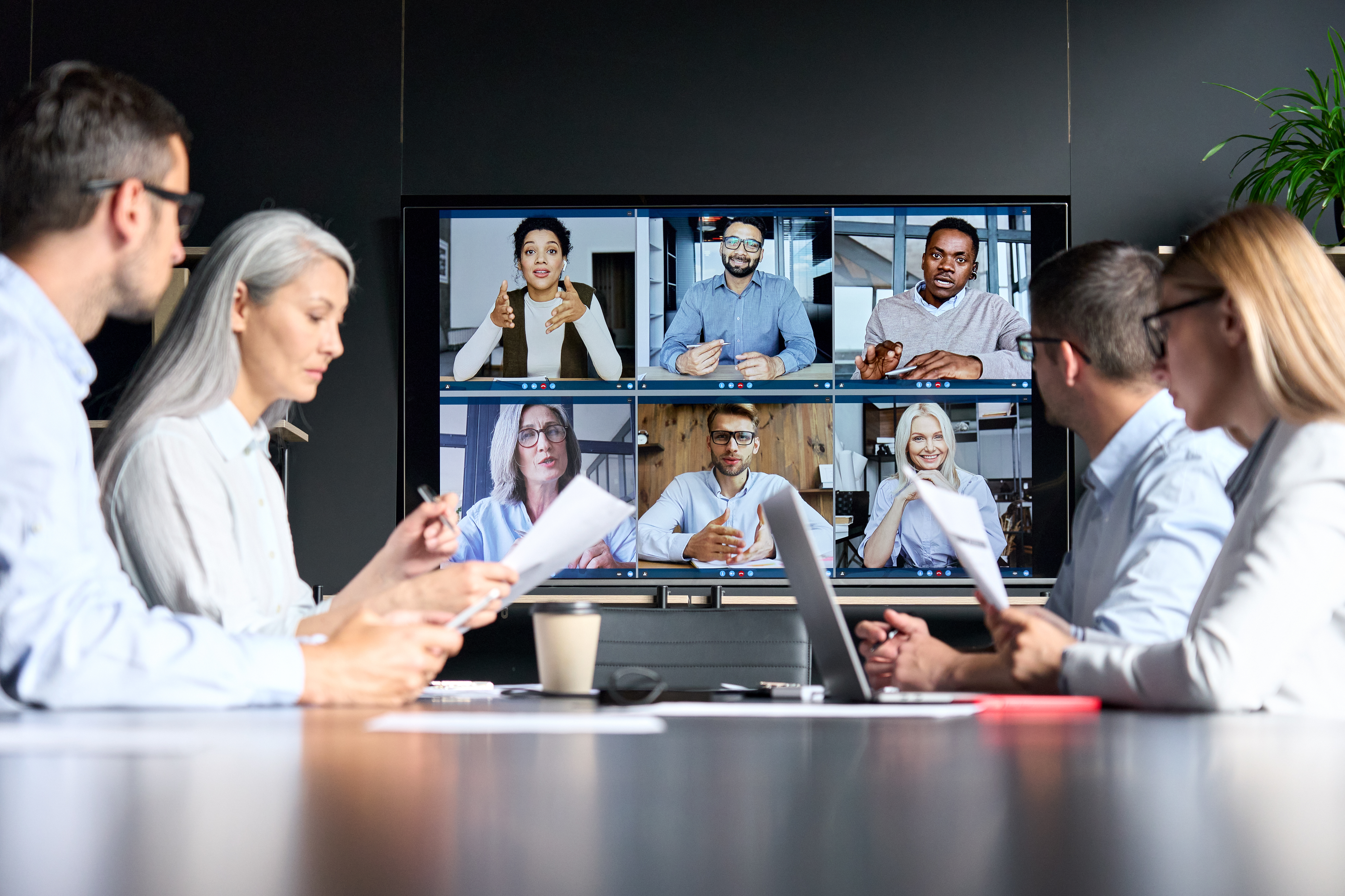 Global video meeting