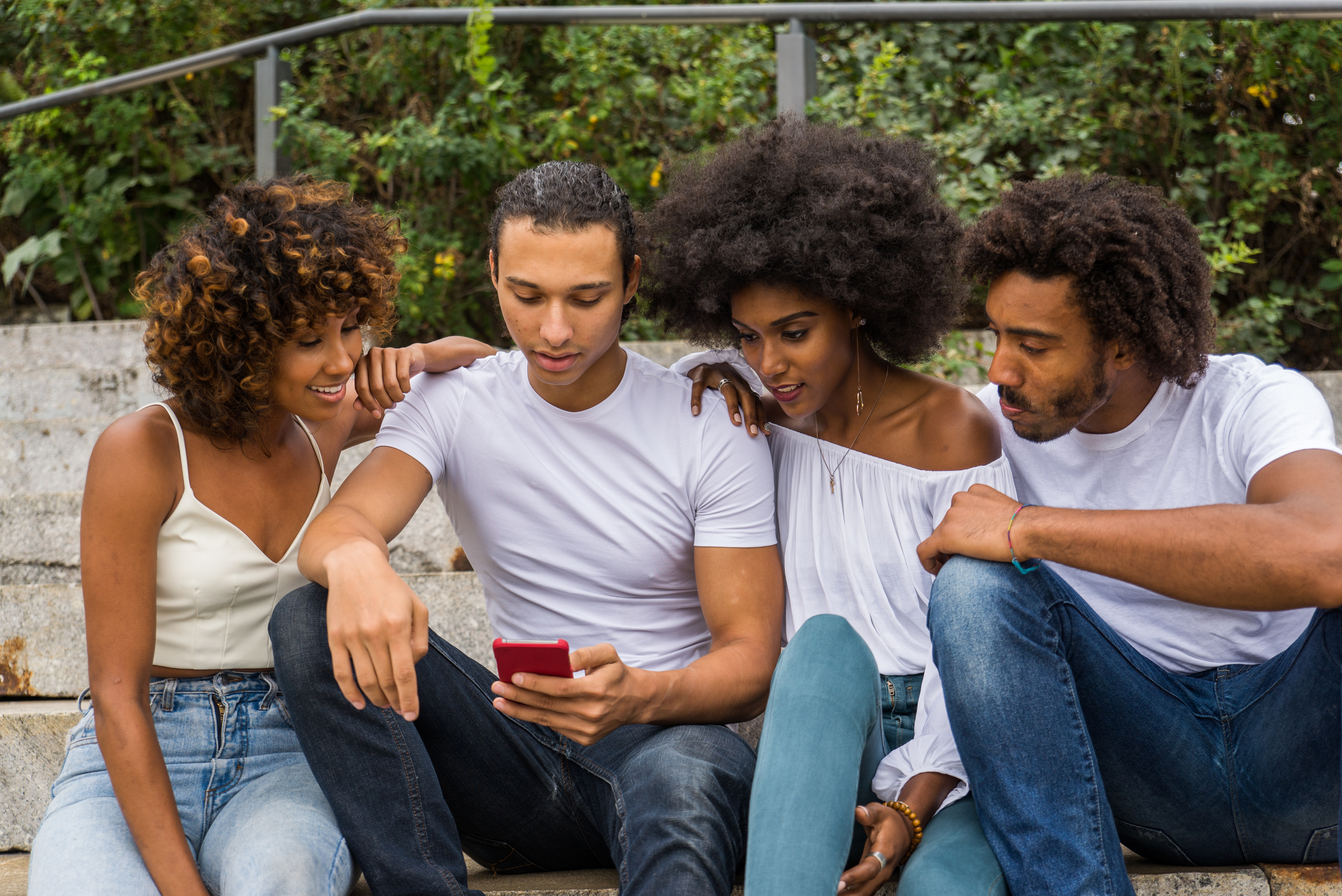 group of afro american friends meeting in new york 1be2618626d79cce7464 The Impact of Location-Focused Platforms on Service Quality in New York's Wellness Industry