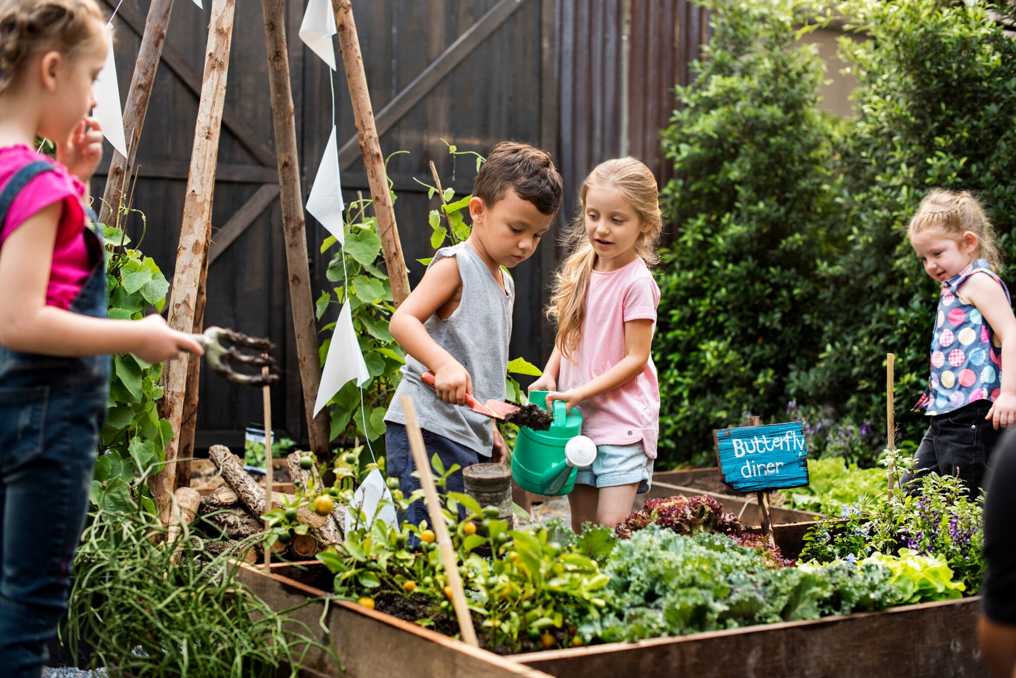 Sow the Seeds of Learning: Support a School Garden Build! Group Of Diverse Kids Learning Environment At Farm Eb02e2fadb72eeae4387