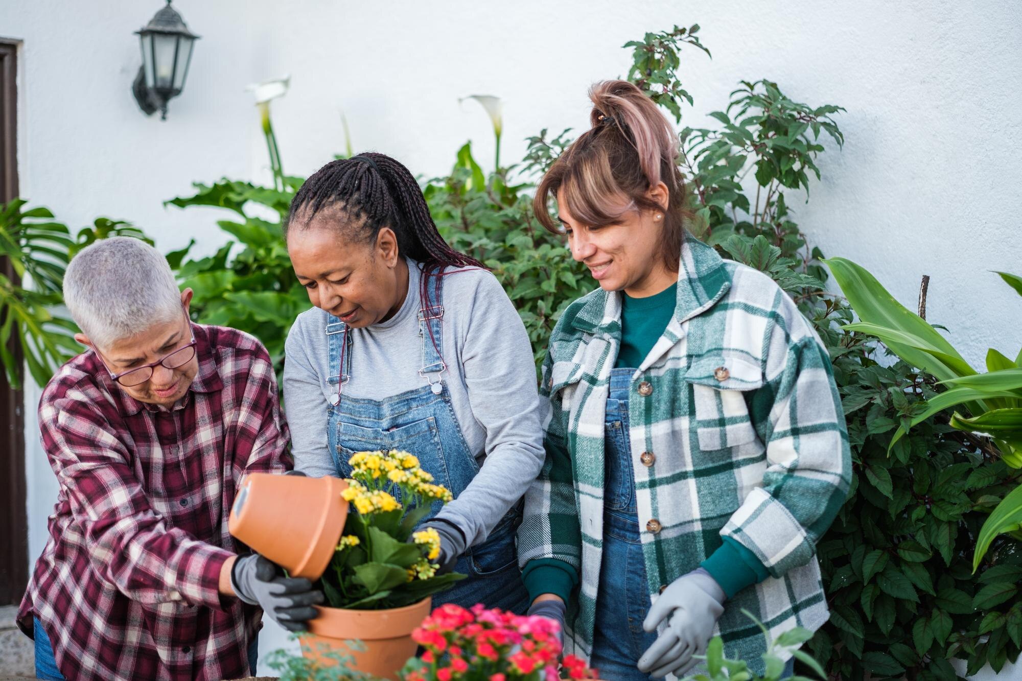 Cultivating Change: How Sustainable Gardening Practices Empower Communities Group Of Middleaged Female Friends Doing Gardening 8af30971cfc8ca6ae9ff