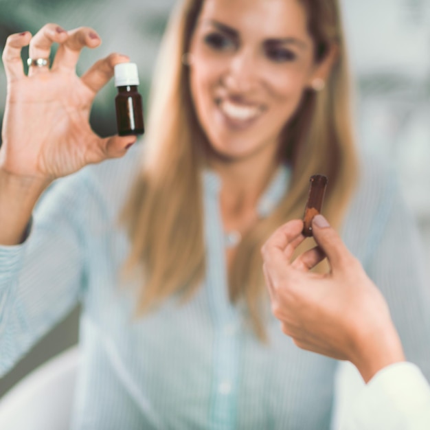 Homeopathy Woman Visiting A Homeopath Eeed32A03F3063B4B58D
