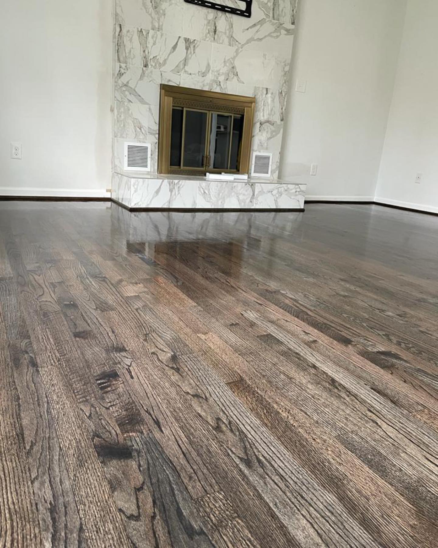 Top hardwood floor stain colors for 2026: what's trending in maryland homes? 2 Hw refinished red oak d3b2bb0deb72641d3fce