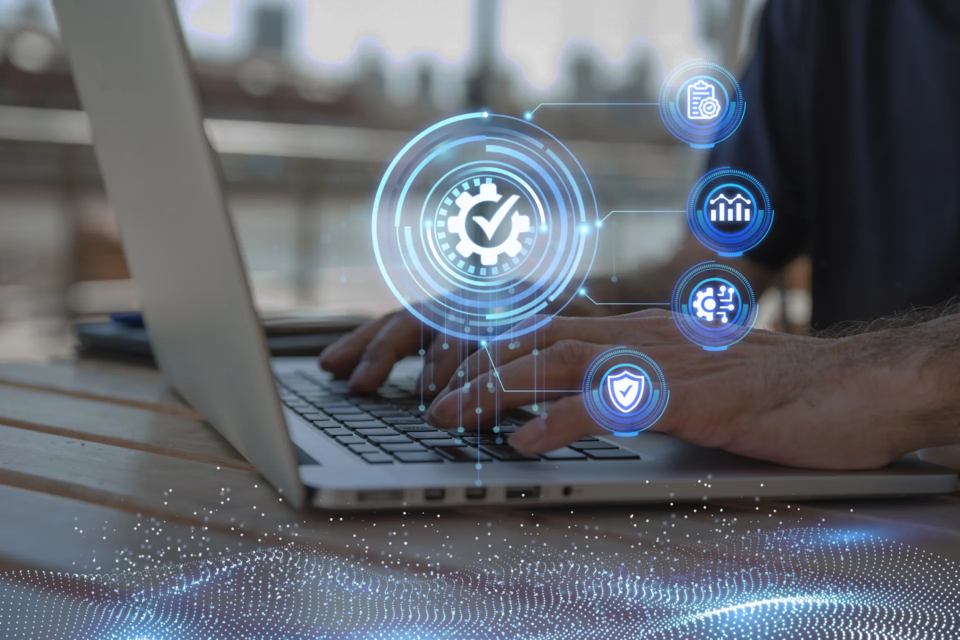 a man working on Cybersecurity in Australian Healthcare 