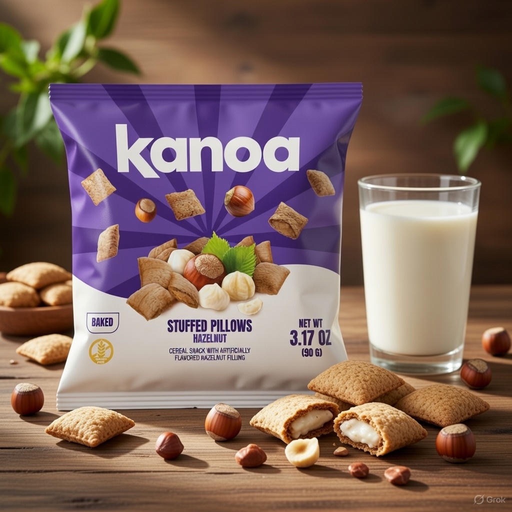 Hazelnut filled Cereal  - kanoa snacks