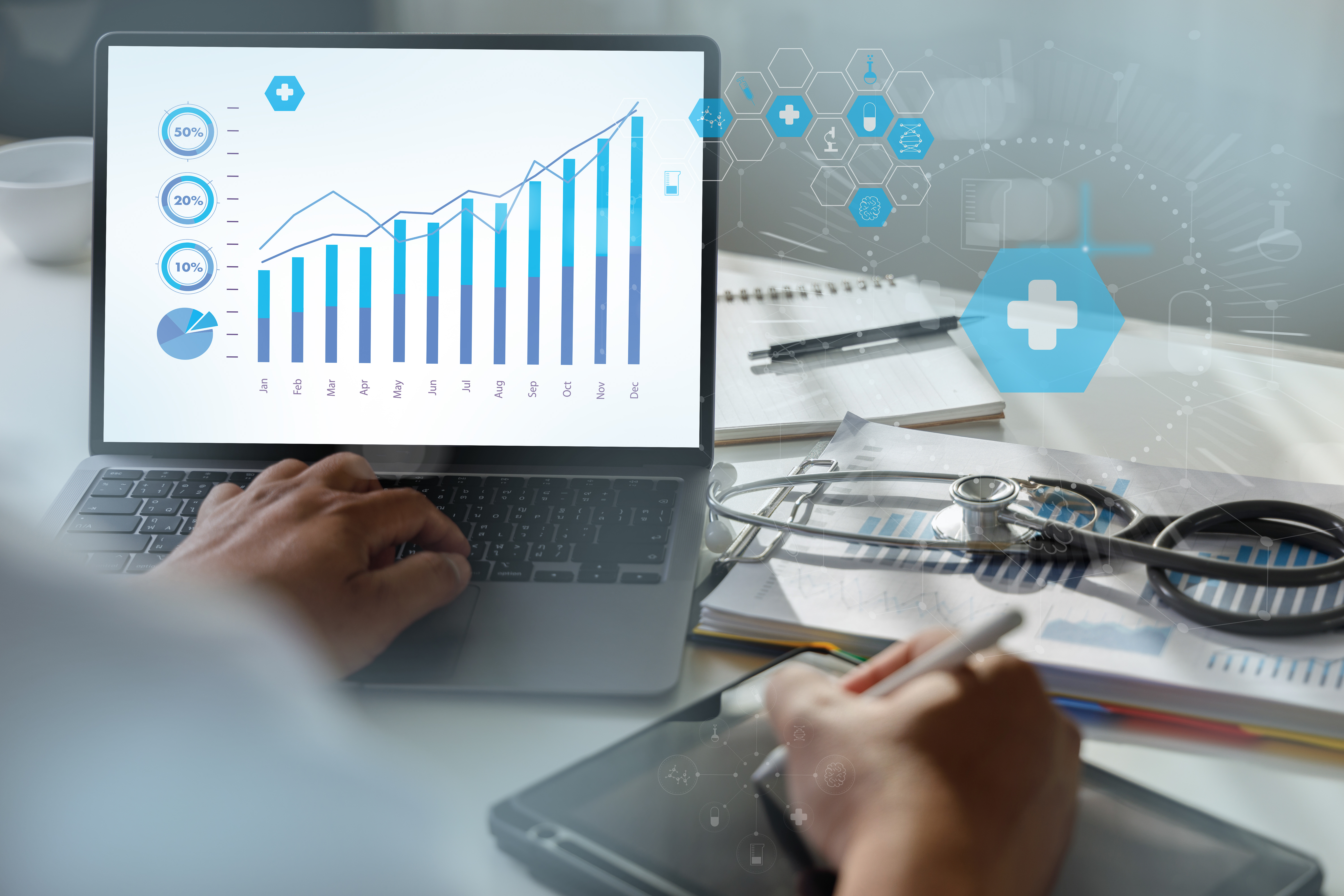 Harnessing the Power of Data Analytics to Enhance Your Wellness Marketing Strategy 3 - MedWell Digital Marketing Agency insurance healthcare doctor analyzing medical re 6d6db452726ae4e82426 - MedWell Digital Marketing Agency