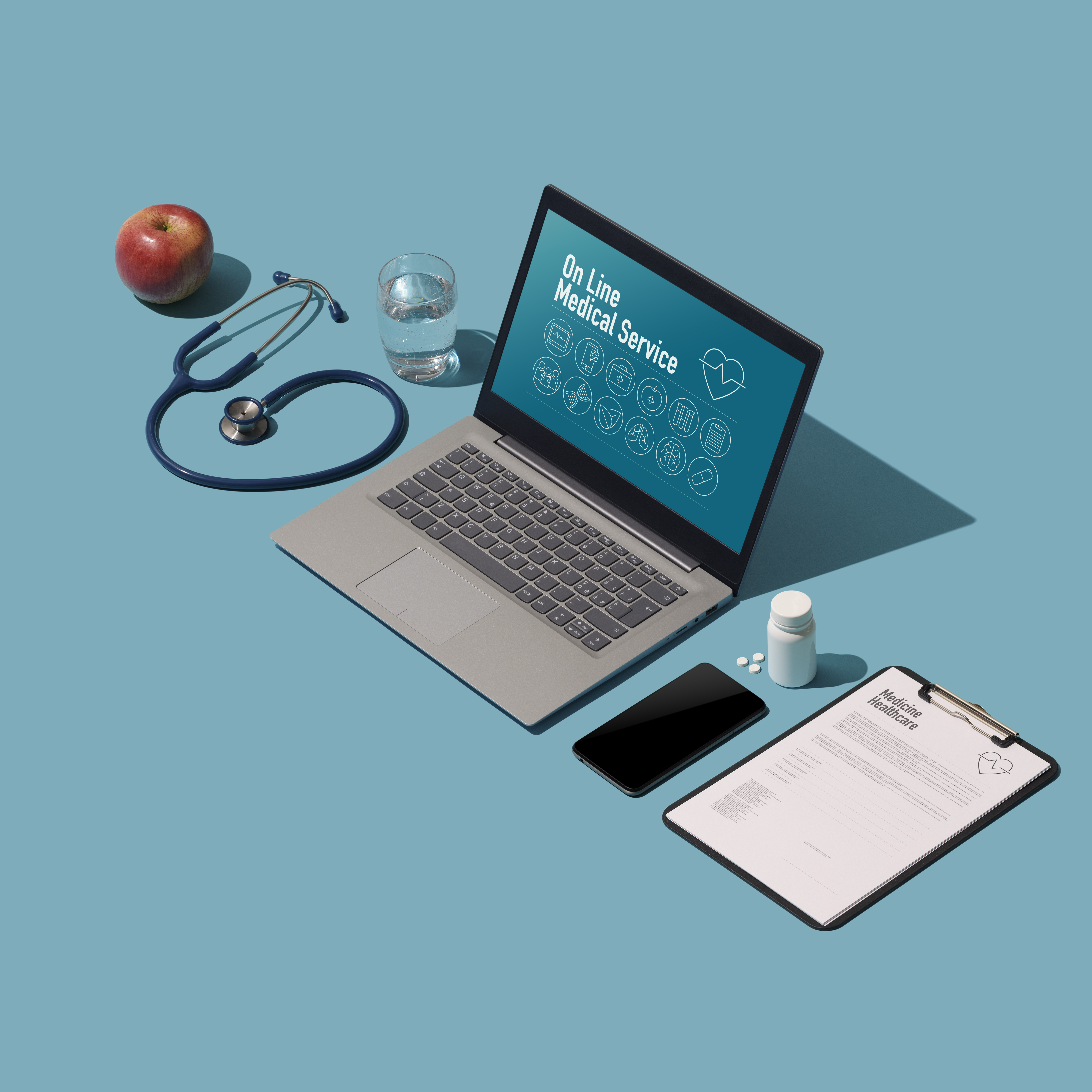 Building a Strong Visual Identity for Wellness Professionals 2 - MedWell Digital Marketing Agency isometric medical desktop with laptop fc0dfe92076bcd17ca5d - MedWell Digital Marketing Agency