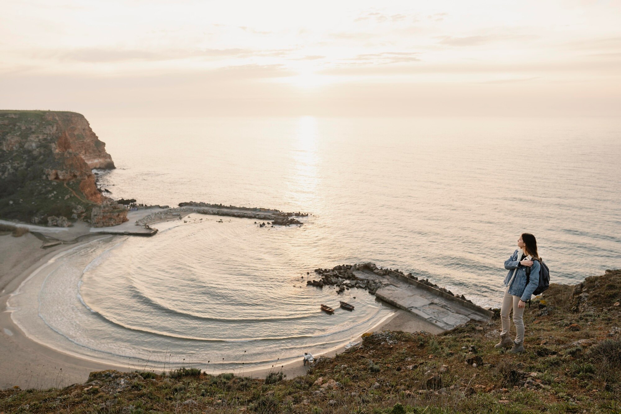 long shot of woman enjoying the peace around her 762da7f36d637eb82c43 BTOURS