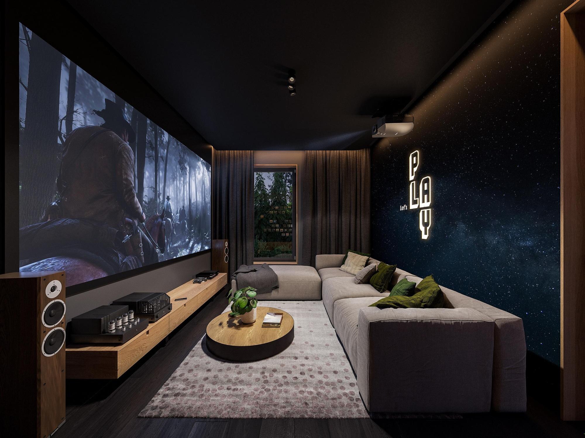 luxury home theater with large screen and modern i 3717f16f9f4bca9c5e3a