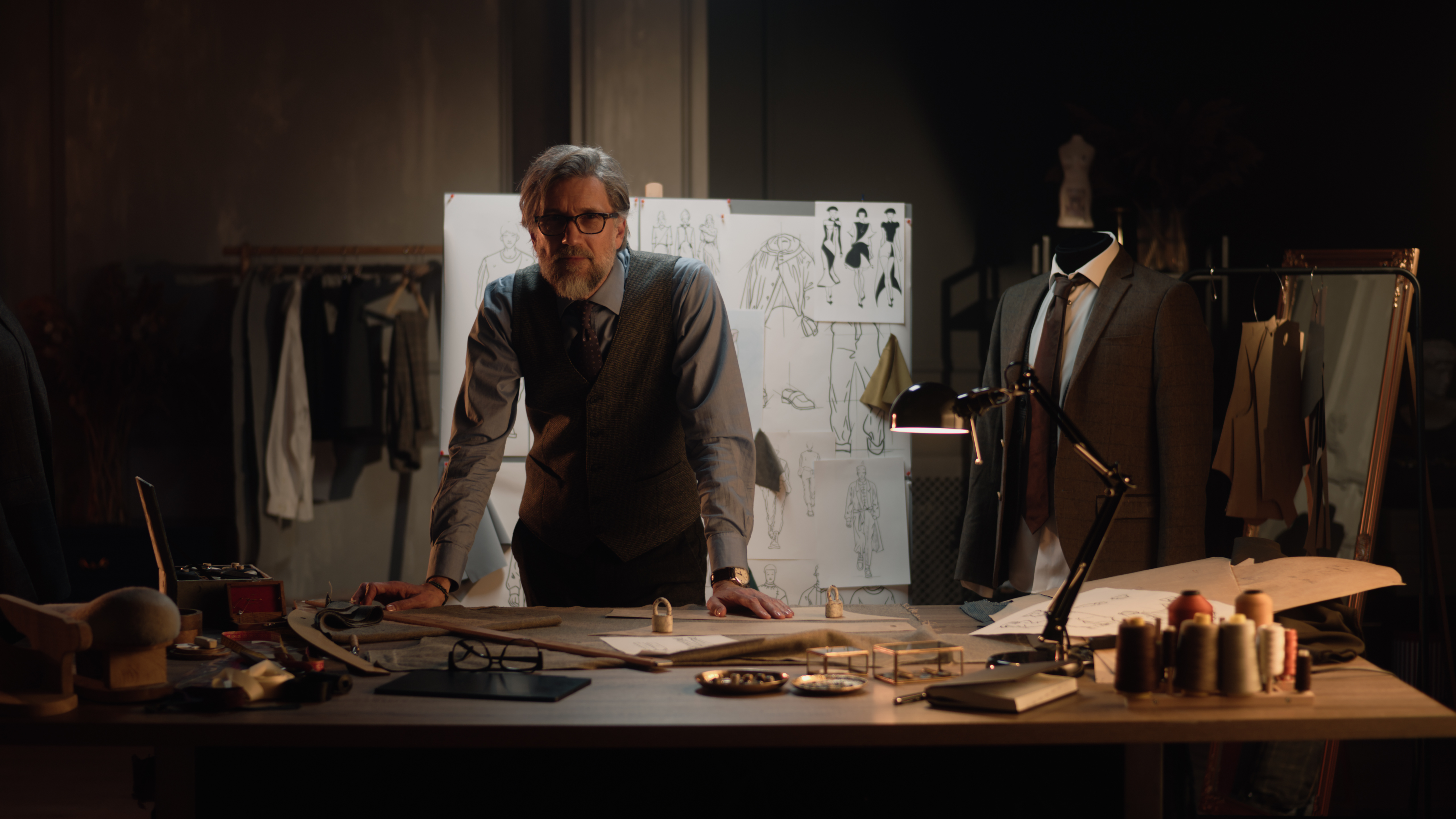 Male Tailor In Atelier Looks At Camera C5668ab722ab69629aee