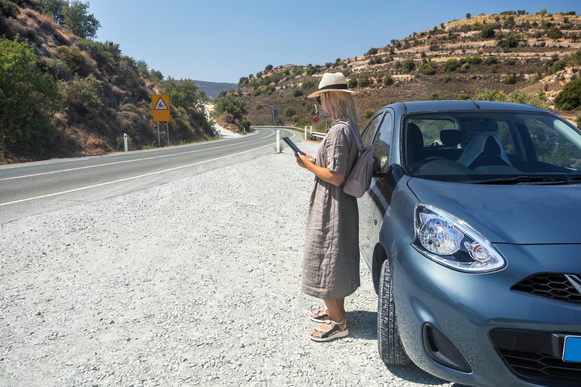 mature woman on vacation travel by car in mountain ee9b2033a298bb5cdbb6 BTOURS