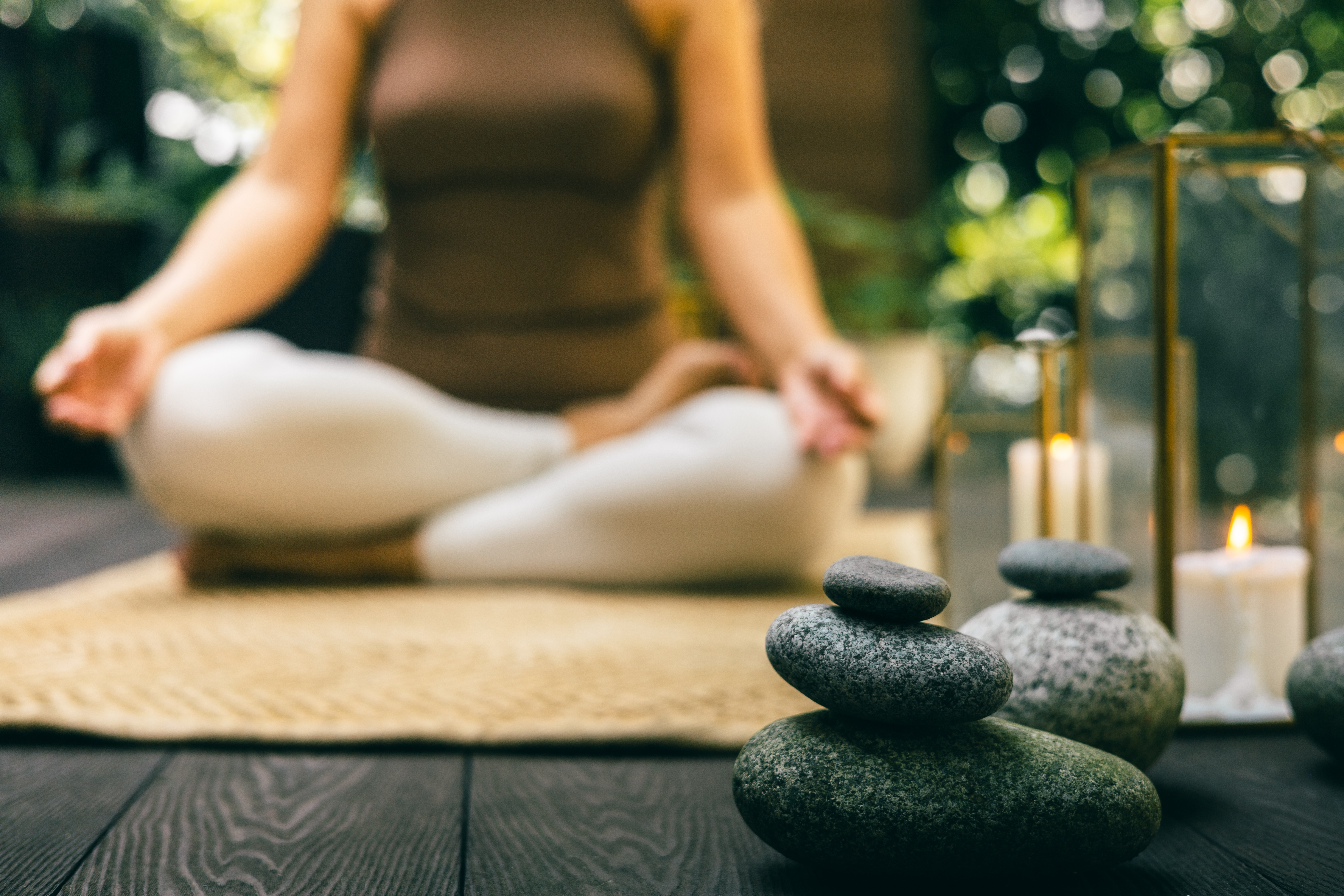 meditation scene with woman sitting in lotus pose 39e80dff954cc20b60ee