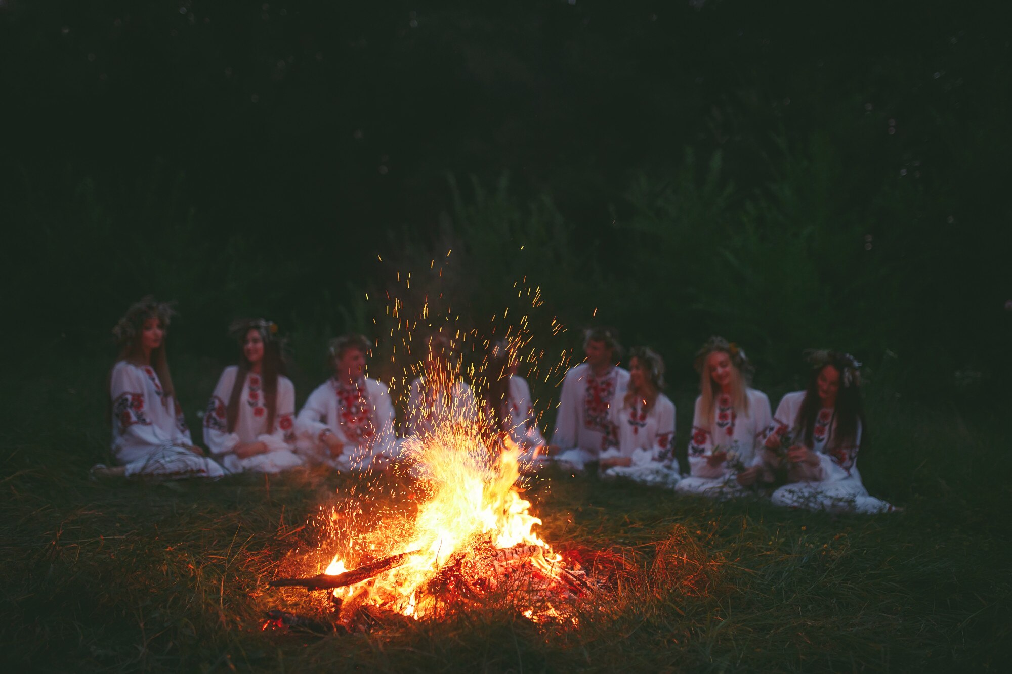 midsummer night young people in slavic clothes si 464a99ca149c58a96b3a