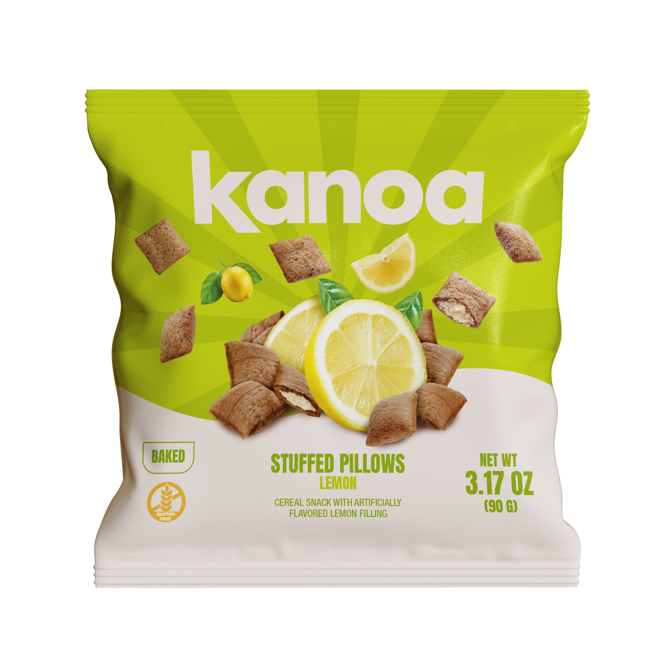lemon filled kanoa cereal  - gluten free snack