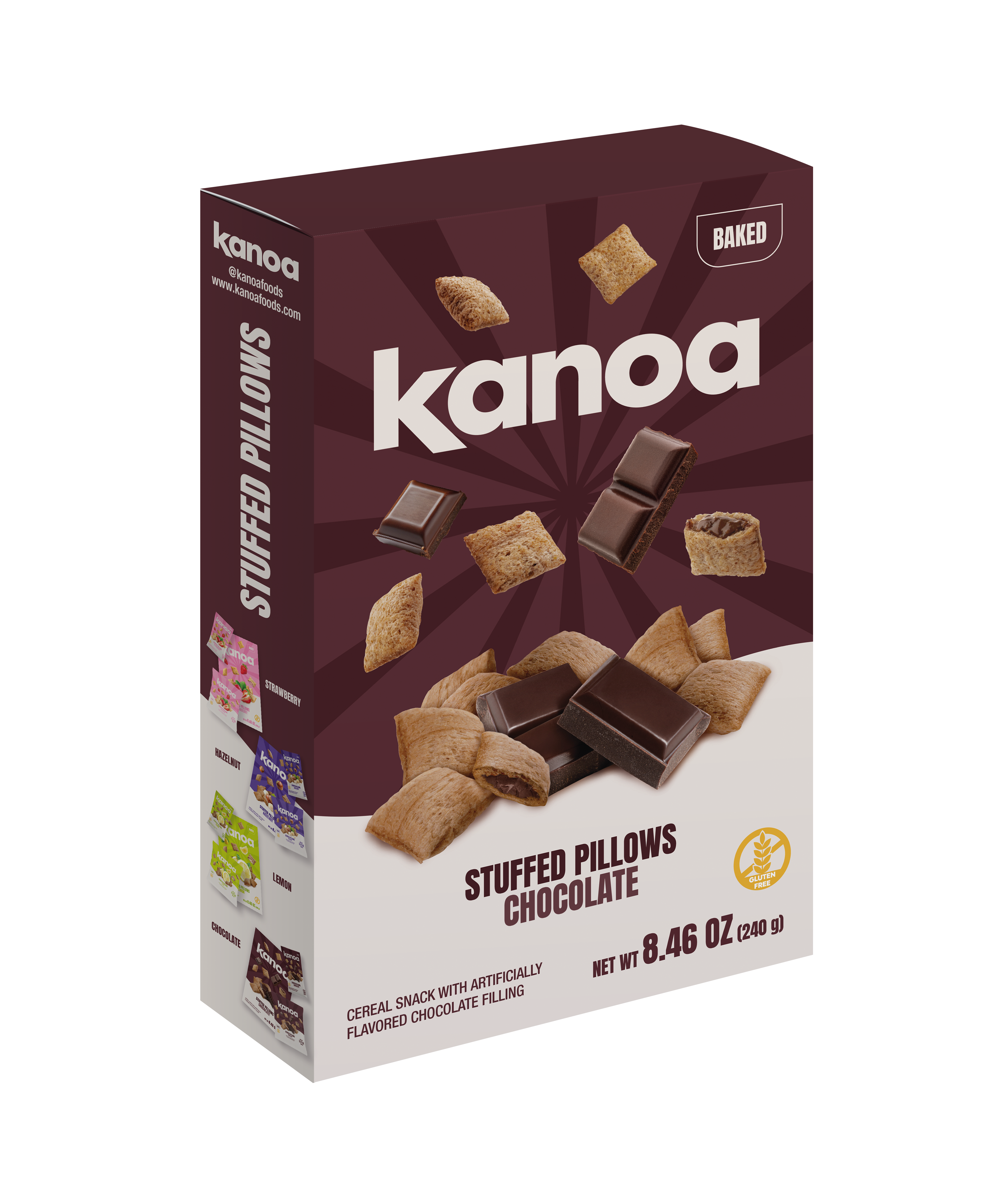 kanoa stuffed pillows chocolate